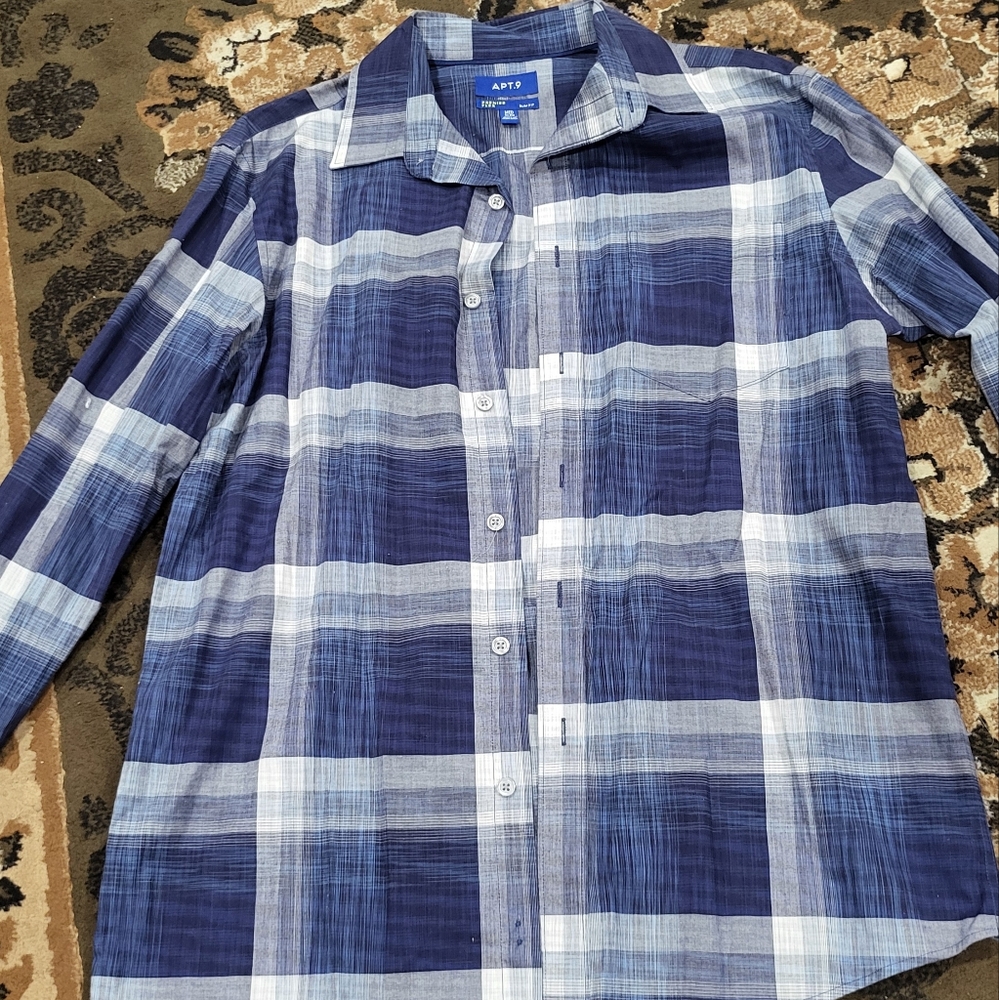Men's Apt. 9® Premier Flex Slim-Fit Stretch Button-Down Shirt